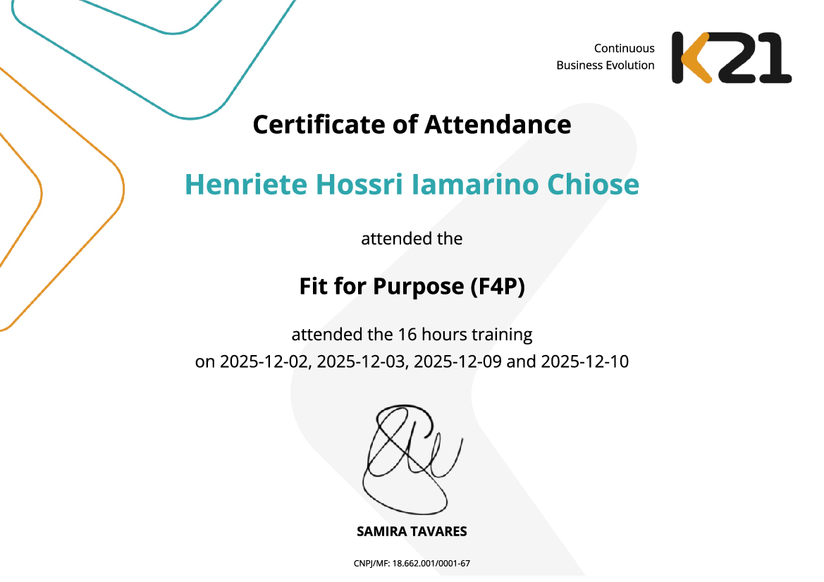 Certificado K21